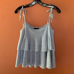 FLOWY LIGHT BLUE J.CREW CAMI